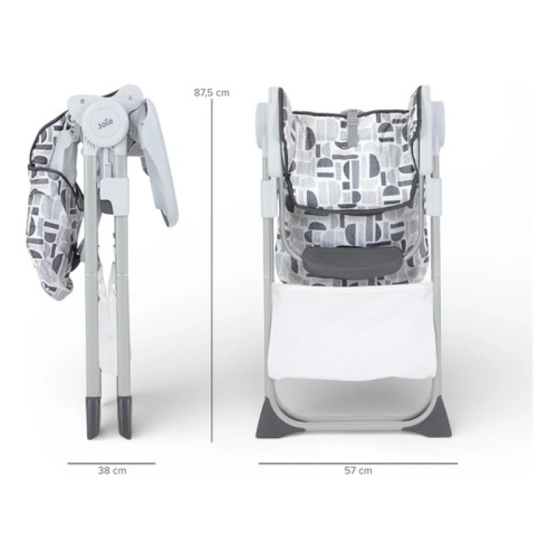 Silla De Comer Snacker 2en1 Joie 5 Alturas Ajustable