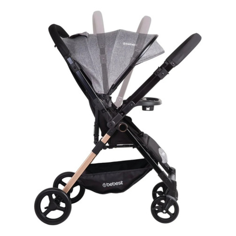 Coche De Paseo City Reversible Plegado Una Mano Bebesit