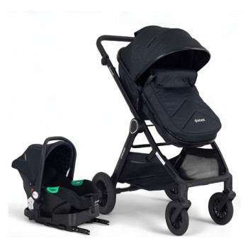 Coche Cuna Sunset Ts Con Baby Silla Y Base Isofix