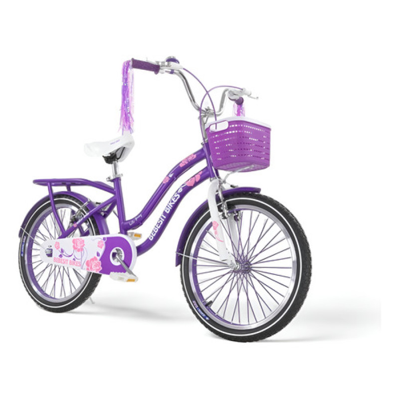 Bicicleta Rodado 20 Queen Bebesit Con Canasto