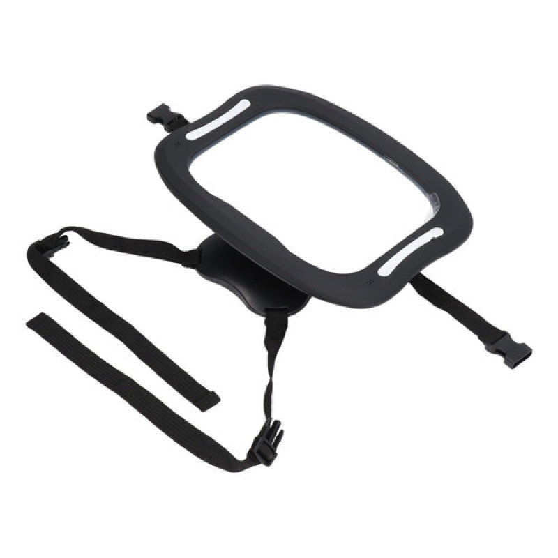 Espejo Rectangular Para Auto Luz Y Control Calidad Bebesit